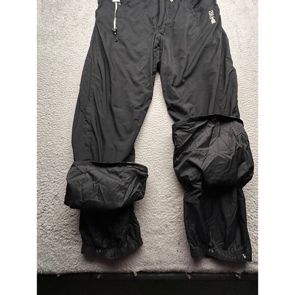 Volcom Nimbus Black Snowboarding Pants Mens Large Black White Pockets - Picture 11 of 16